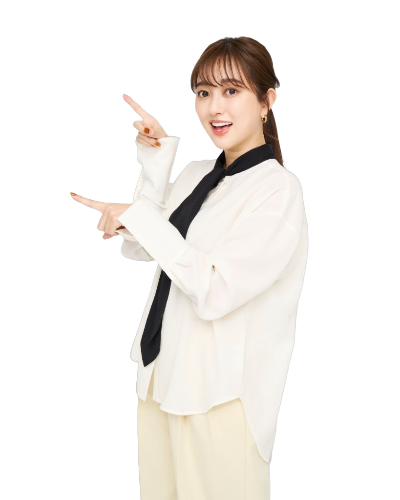 dmobile診断アプリを使う女性